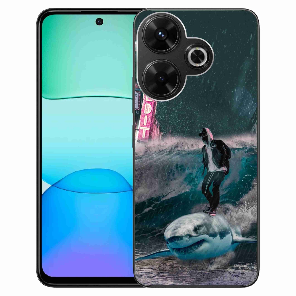 Gél borítás mmCase a Xiaomi Redmi 13 4G/Poco M6 4G - cápa számára