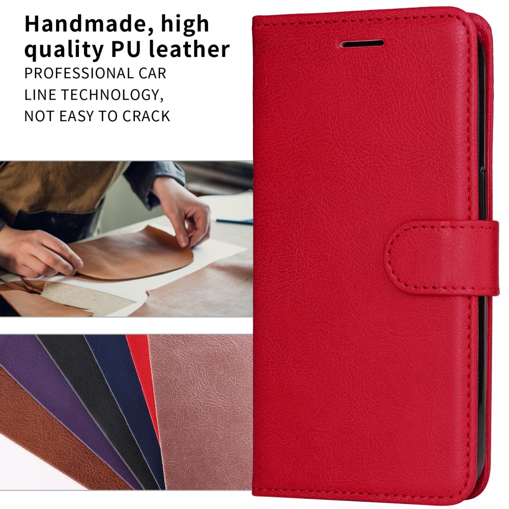 Tárcás könyv tok Xiaomi Redmi A5 (173.45x79.35x8.45mm) - piros