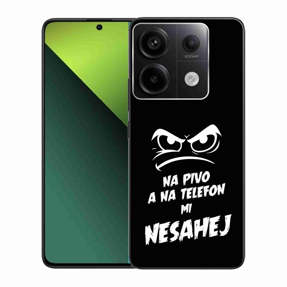 Gél borítás mmCase a Xiaomi Redmi Note 13 Pro 5G/Poco X6 5G - sör motívum 2 fekete háttérrel
