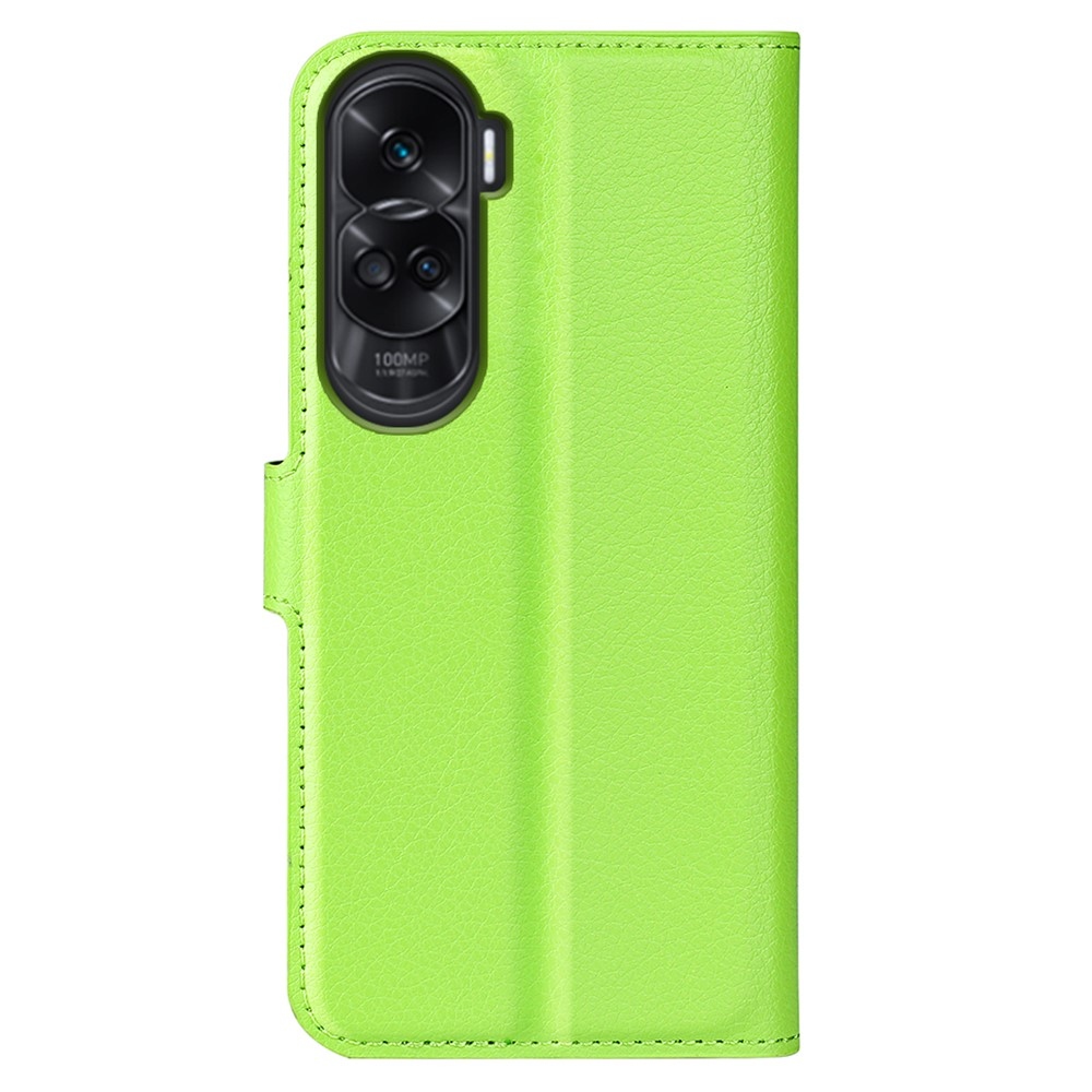 Litchi könyvtáska Honor 90 Lite-hoz - zöld
