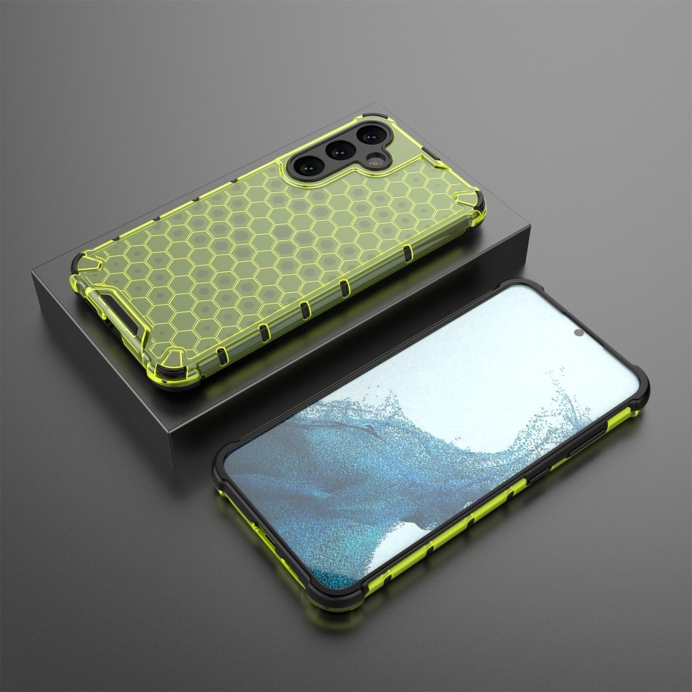 Mézédes tartós borító Samsung Galaxy S25+ készülékhez - zöld