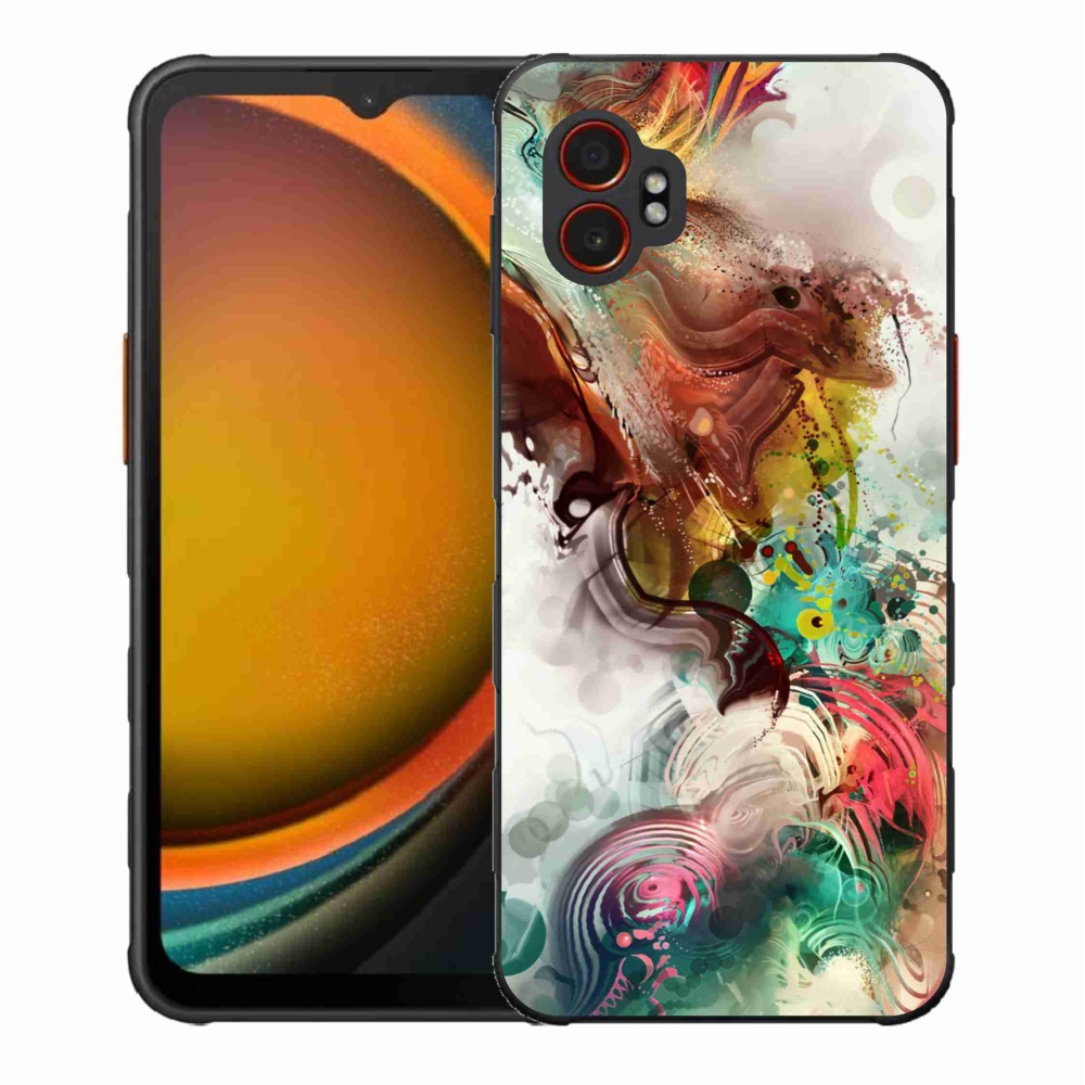 Zselés borítás mmCase Samsung Galaxy Xcover 7 Pro készülékhez - absztrakt 1