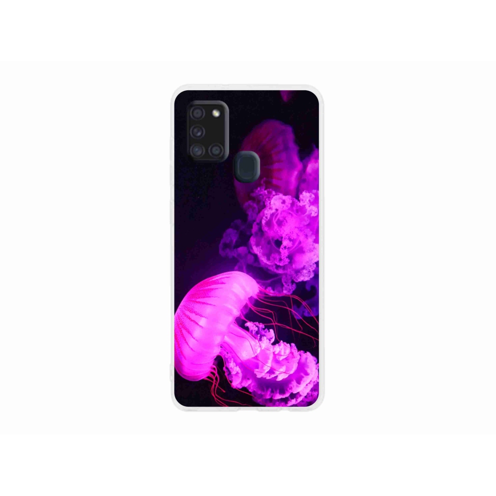 Zselés borítás mmCase Samsung Galaxy A21s készülékhez - medúza 1
