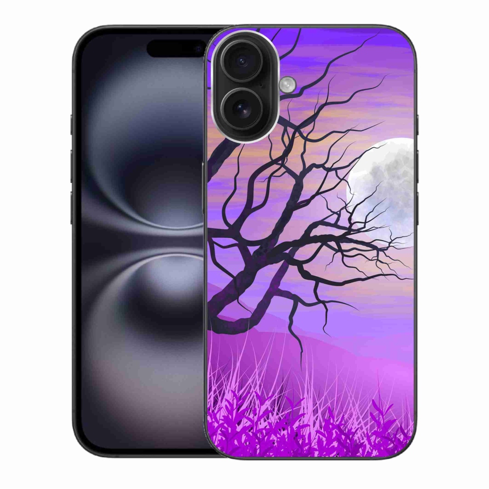 Gél tok mmCase iPhone 16 Plus készülékhez - rajzfilmes kidőlt fa