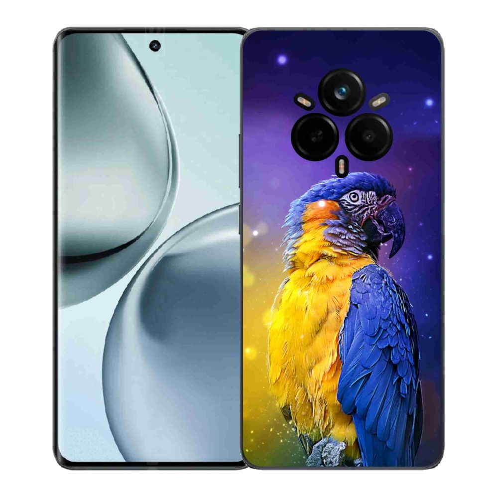 Gél borítás mmCase a Realme 14 Pro+ 5G készülékhez - papagáj ara 1