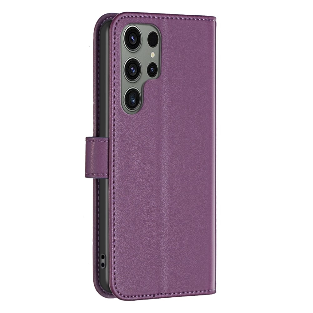 BNF könyvtáska Samsung Galaxy S25 Ultra - sötétlila