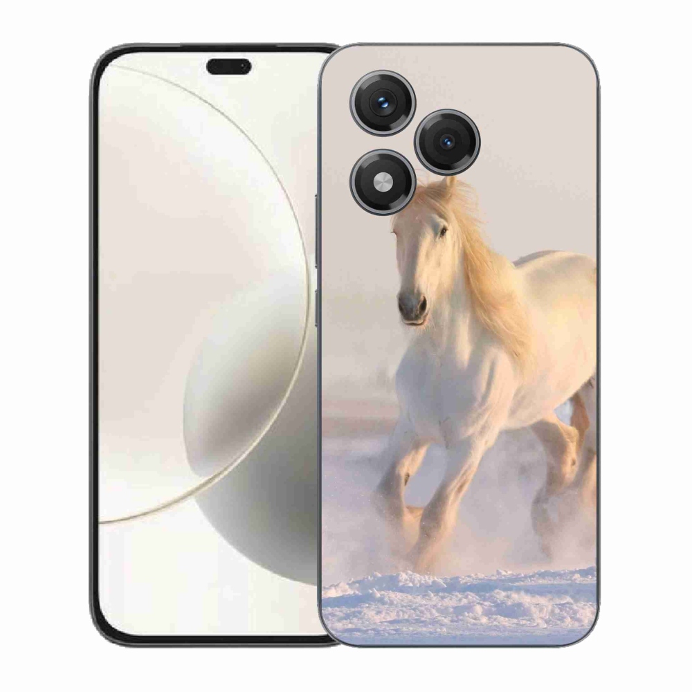 Zselés borítás mmCase a Honor 400 Lite-hoz - ló a hóban