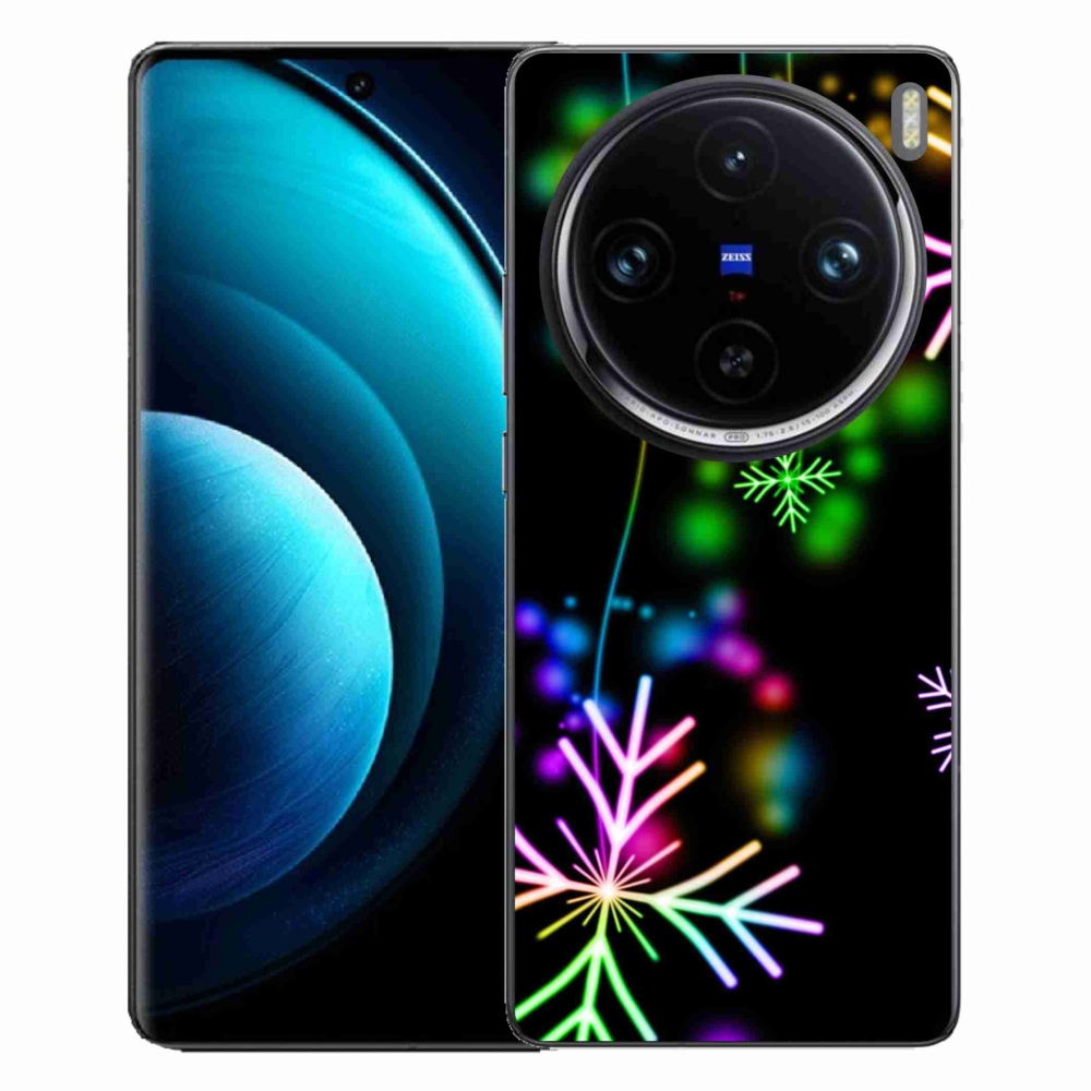 Zselés borítás mmCase a Vivo X100 Pro 5G készülékhez - színes pelyhekkel