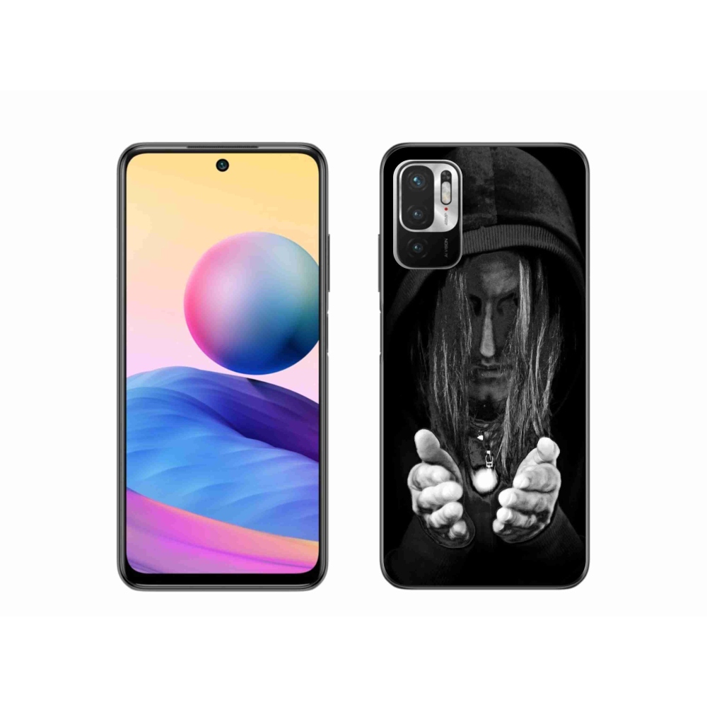 Gél borítás mmCase a Xiaomi Redmi Note 10 5G számára - titokzatos személy