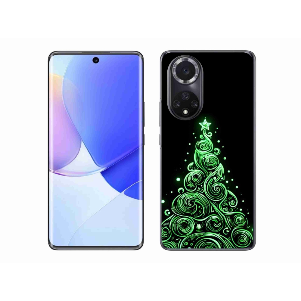 Zselés borítás mmCase a Honor 50-hez - neon karácsonyfa 3