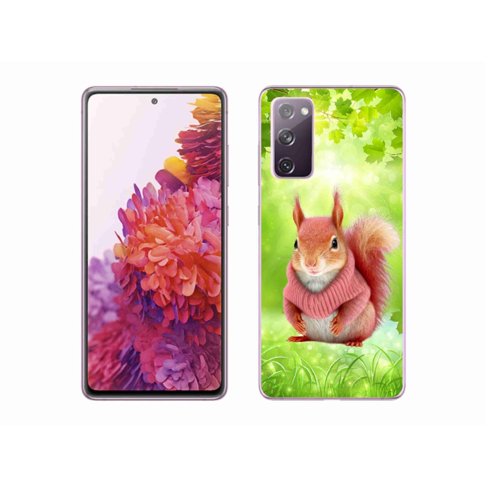 Zselés borítás mmCase Samsung Galaxy S20 FE készülékhez - mókus pulóverben