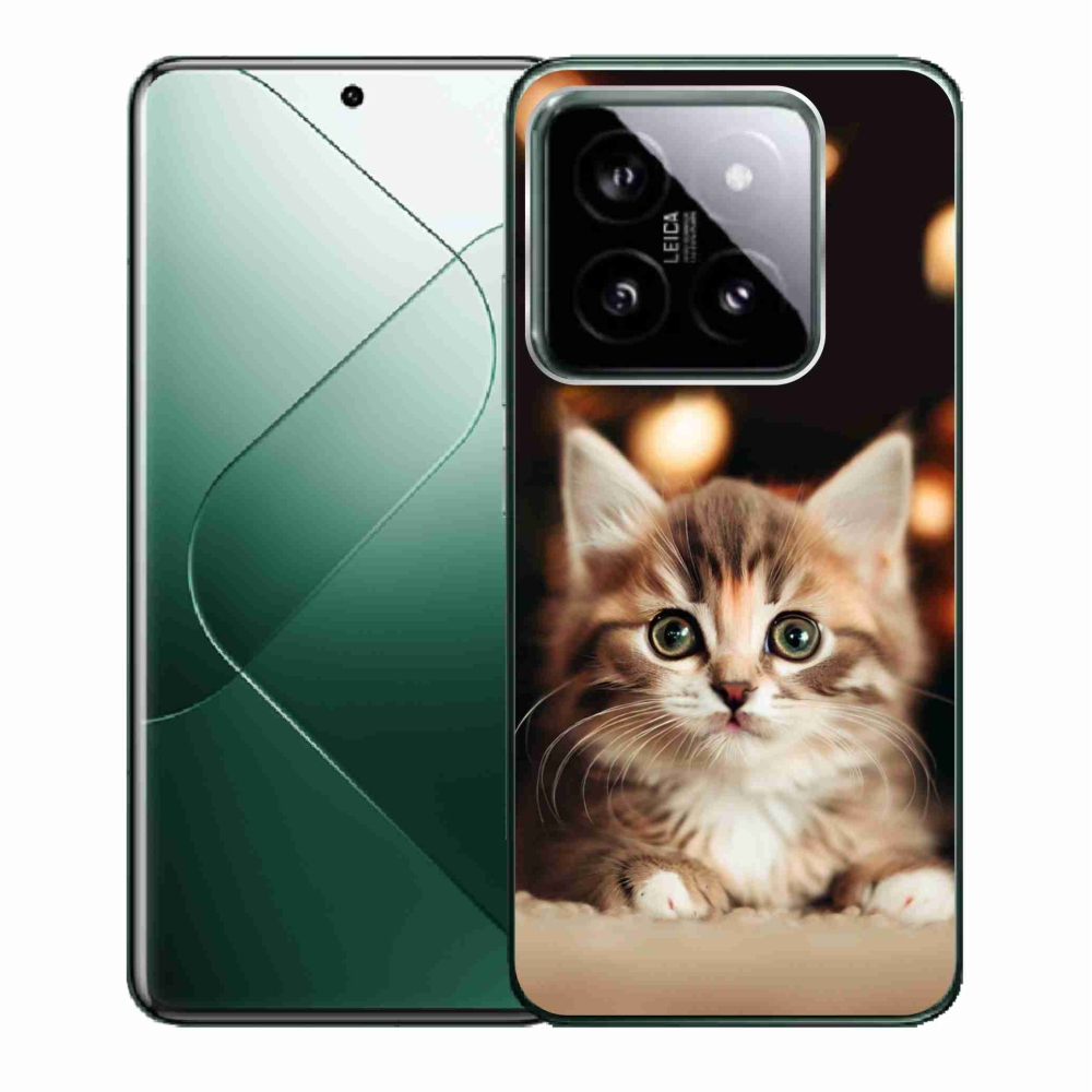 Gél borító mmCase a Xiaomi 14-hez - aranyos cica 2