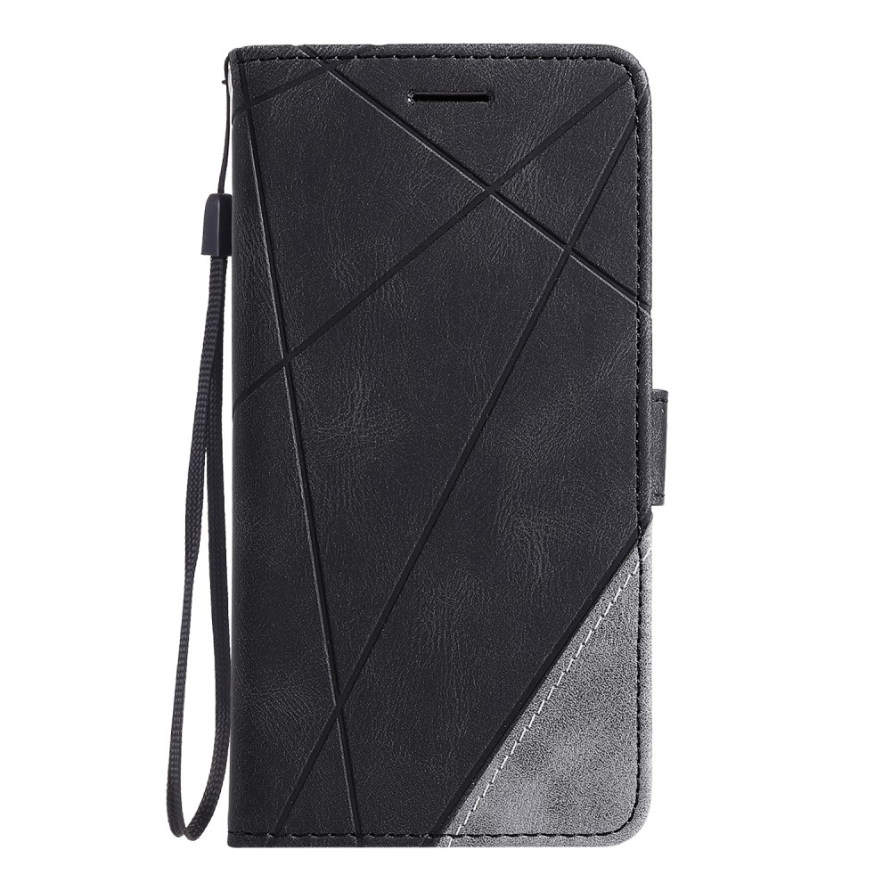 Vonalas könyv tok Xiaomi Redmi Note 14 5G - fekete
