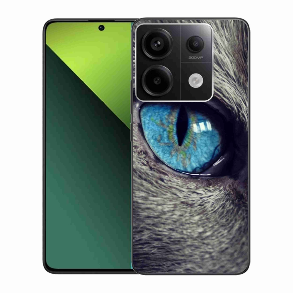 Gél borítás mmCase a Xiaomi Redmi Note 13 Pro 5G/Poco X6 5G - kék macskaszemhez