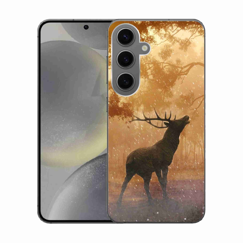 Zselés borítás mmCase Samsung Galaxy S24 készülékhez - szarvas a vadonban