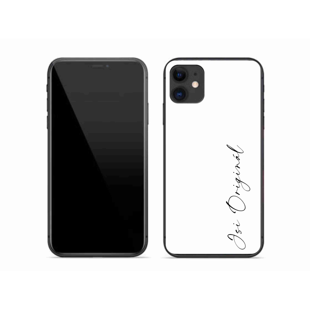 Gél borító mmCase iPhone 11 készülékhez - te vagy az eredeti fehér háttér