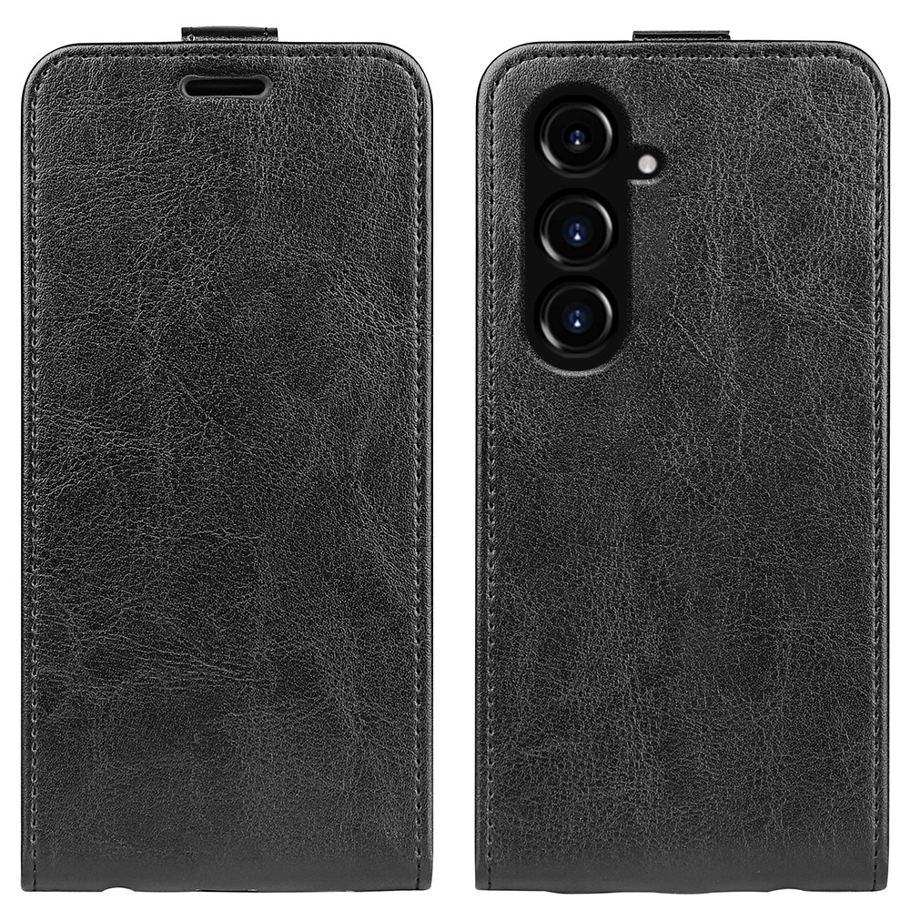 Függőleges könyvtáska Samsung Galaxy S23 FE készülékhez - fekete