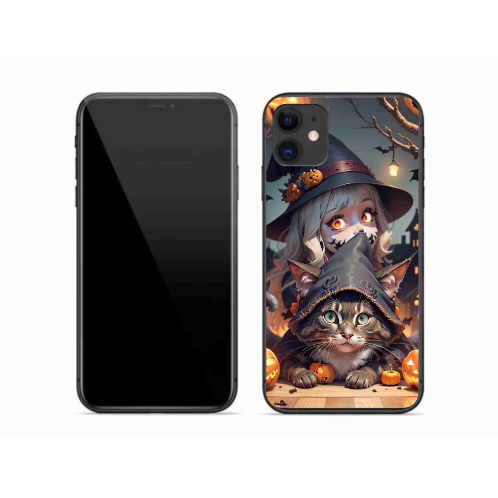 Gél borítás mmCase iPhone 11 készülékhez - boszorkány macskával
