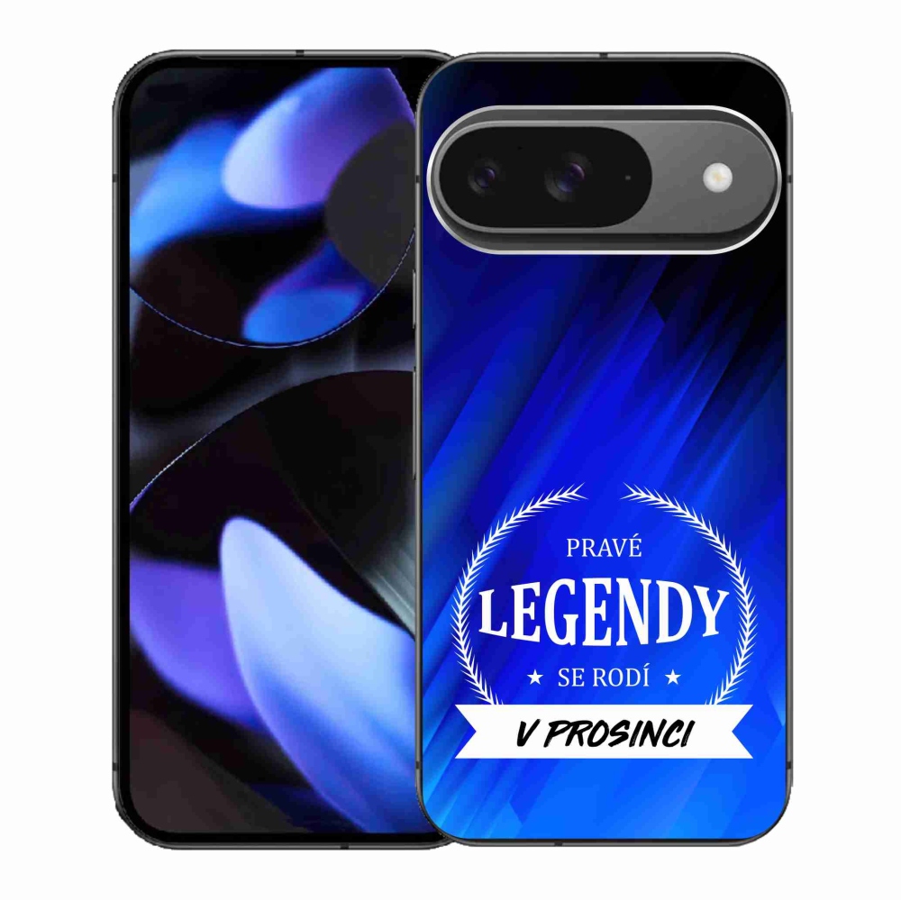 Gél borítás mmCase a Google Pixel 9/9 Pro készüléken - December legendái kék háttérrel