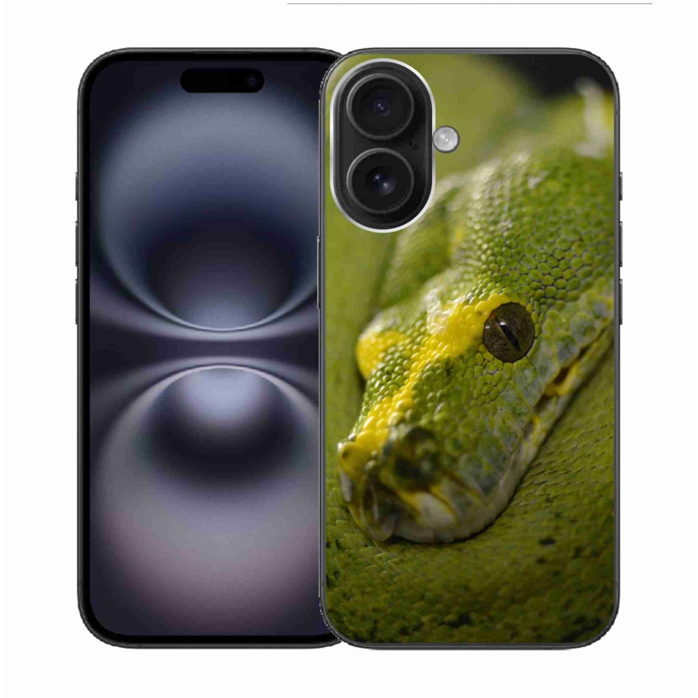 Zselés borítás mmCase iPhone 16-hoz - kígyó 2