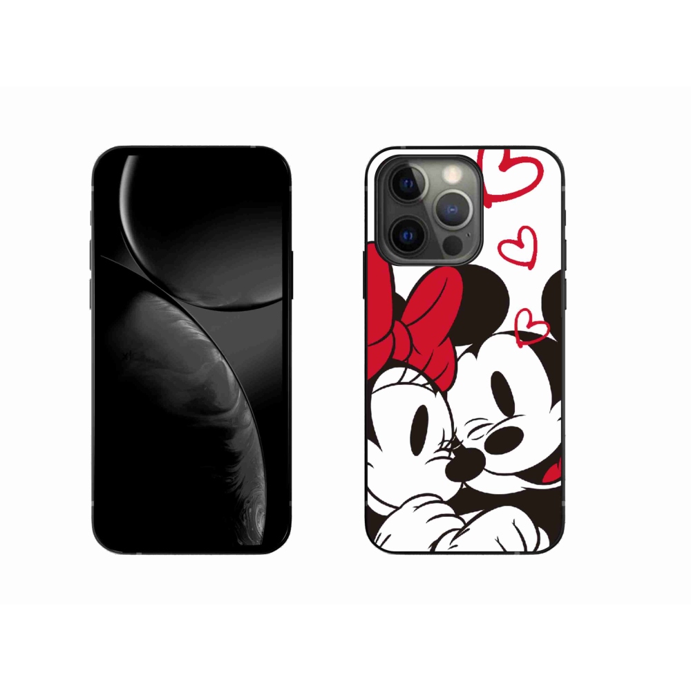 Zselés borítás mmCase iPhone 13 Pro 6.1 készülékhez - minnie és mickey