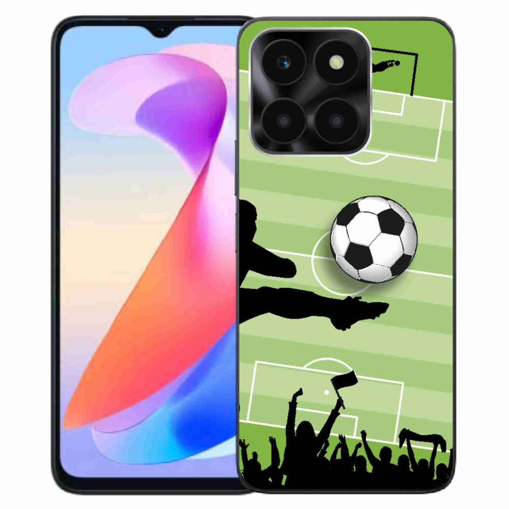 Zselés borítás mmCase a Honor X6a számára - futball 3