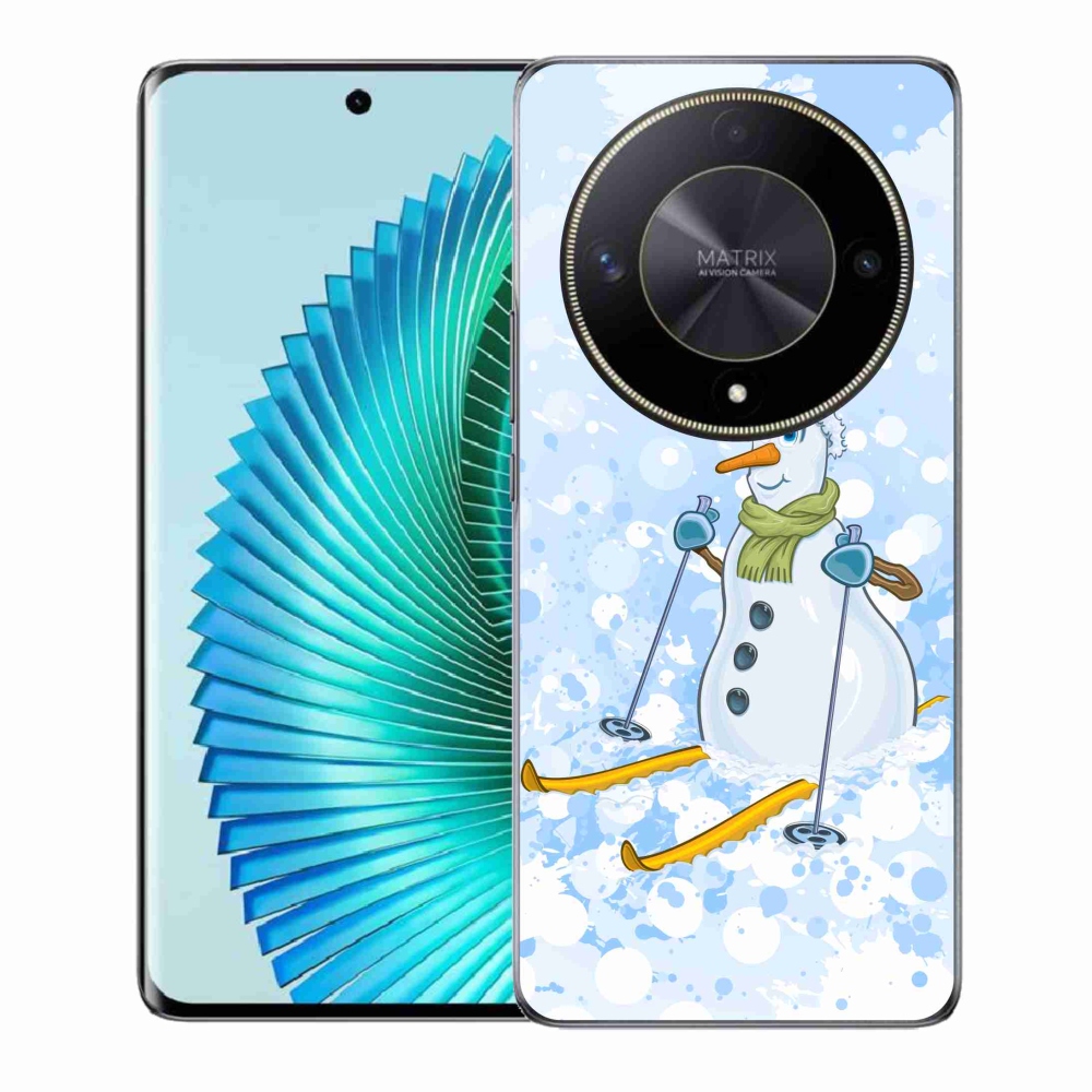 Gél borítás mmCase a Honor Magic 6 Lite 5G számára - hóember