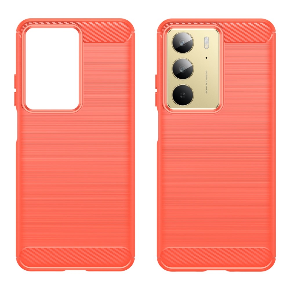 Szénálló zselés tok a Realme 14x 5G/Realme C75 készülékhez - piros színű