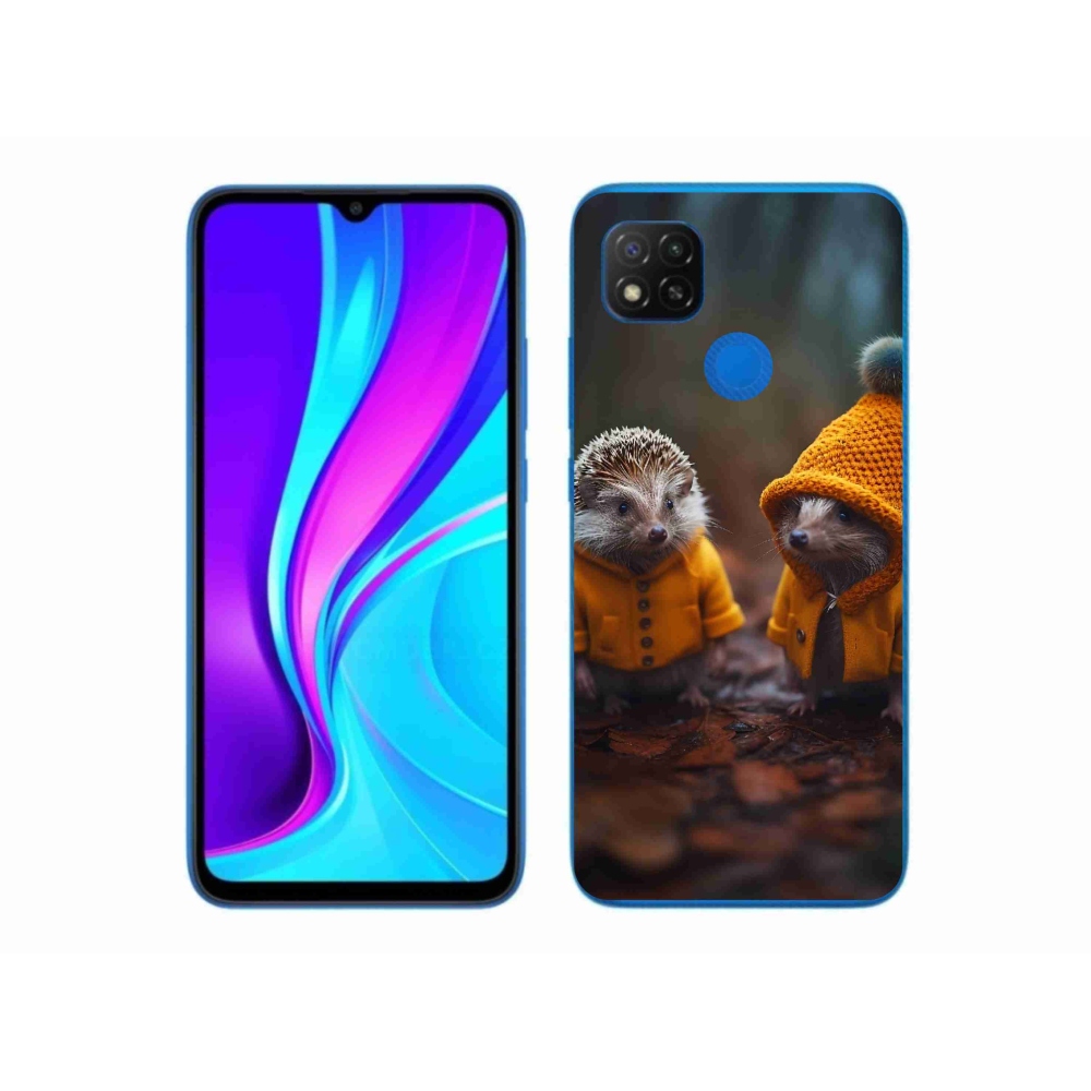 Gél borítás mmCase a Xiaomi Redmi 9C-hez - sünök