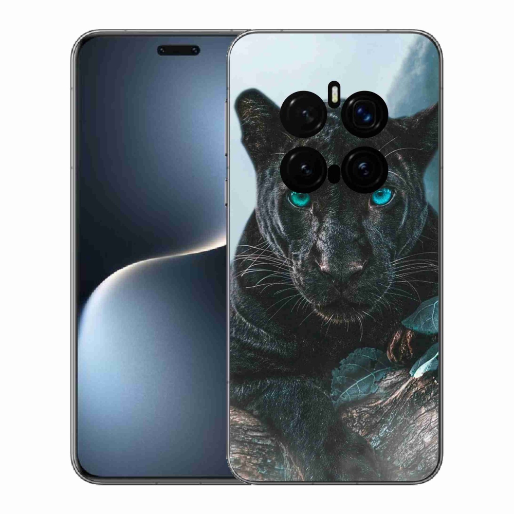 Zselés borítás mmCase a Honor Magic 7 Pro 5G készülékhez - fekete párduc