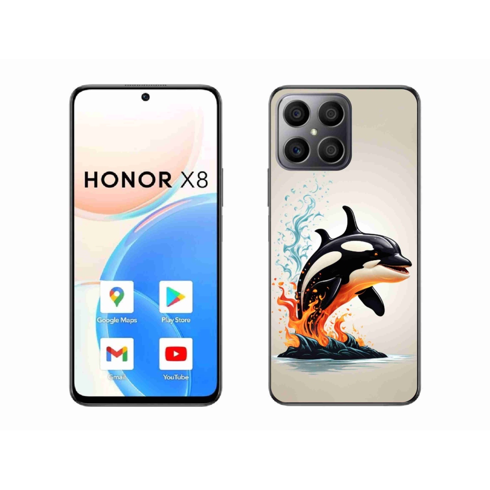 Zselés borítás mmCase a Honor X8-hoz - írisz