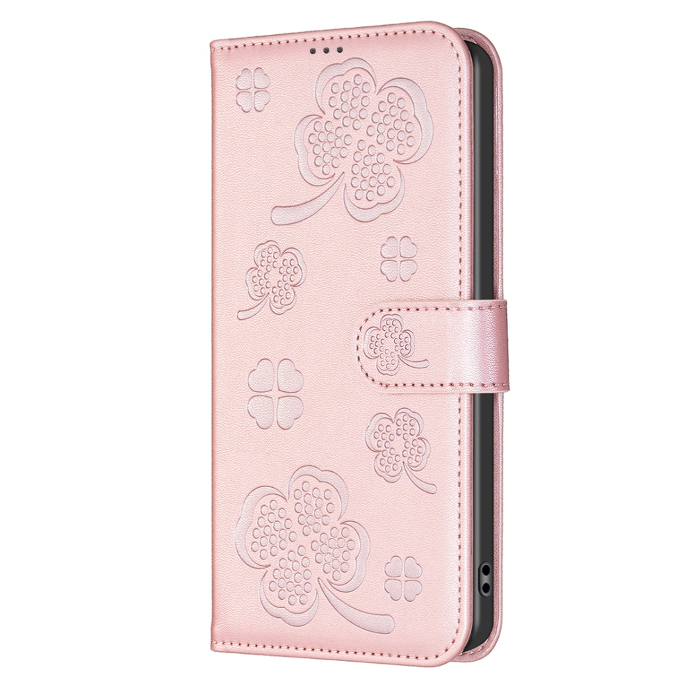 Clover könyvtáska iPhone 17 Air készülékhez - rózsaarany