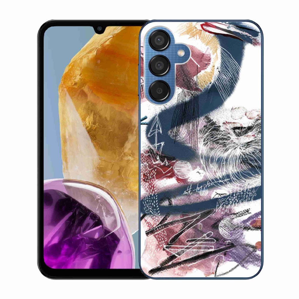 Zselés borítás mmCase Samsung Galaxy M15 5G - absztrakt motívum 28