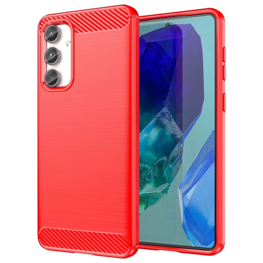 Szénálló zselés tok Samsung Galaxy M55 5G - piros