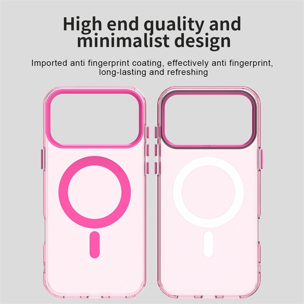 Candy zselés tok MagSafe-val iPhone 17 Pro készülékhez - rózsaszín