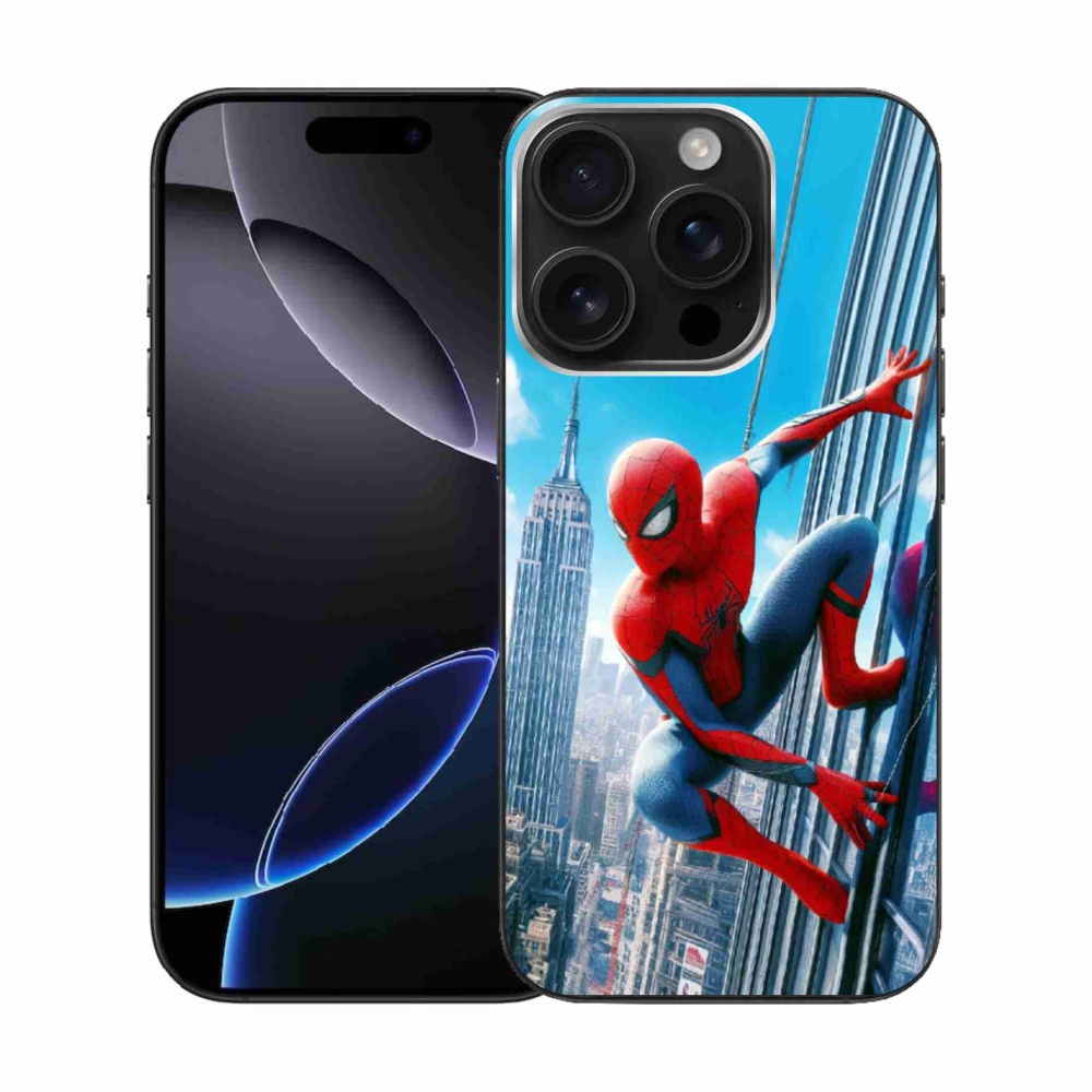 Zselés borítás mmCase iPhone 16 Pro készülékhez - pókember