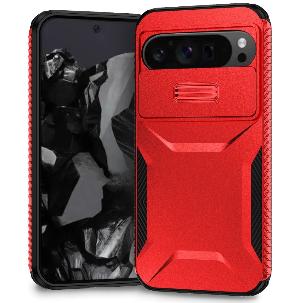 A Google Pixel 9 Pro XL fedél ellenálló borítása - piros