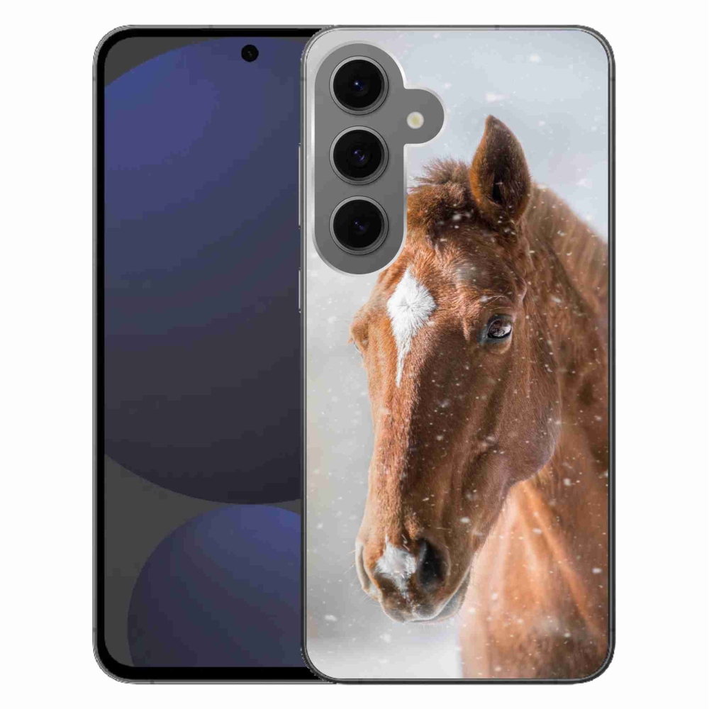 Zselés borítás mmCase Samsung Galaxy S24 FE - barna ló 2