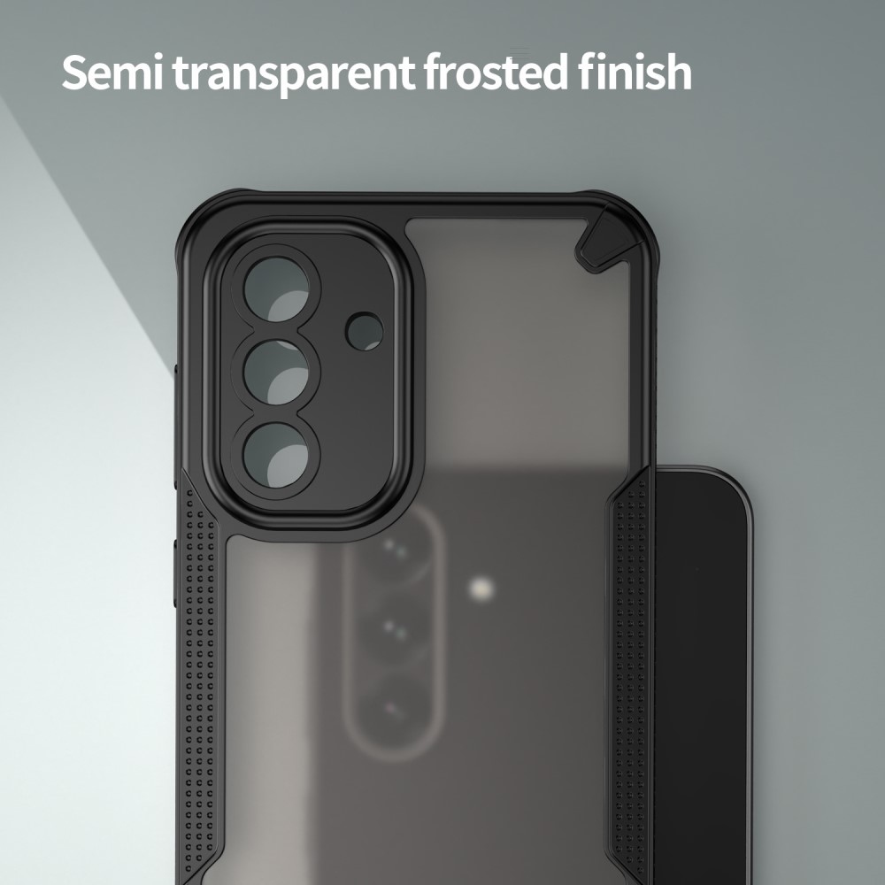 Fagyasztott tartós borítás Samsung Galaxy A56 5G készülékhez - fekete