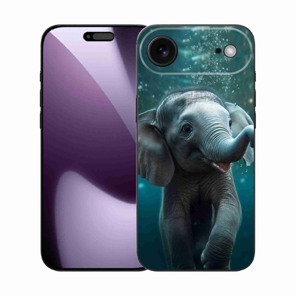 Zselés borítás mmCase iPhone 17 Air készülékhez - elefánt a víz alatt