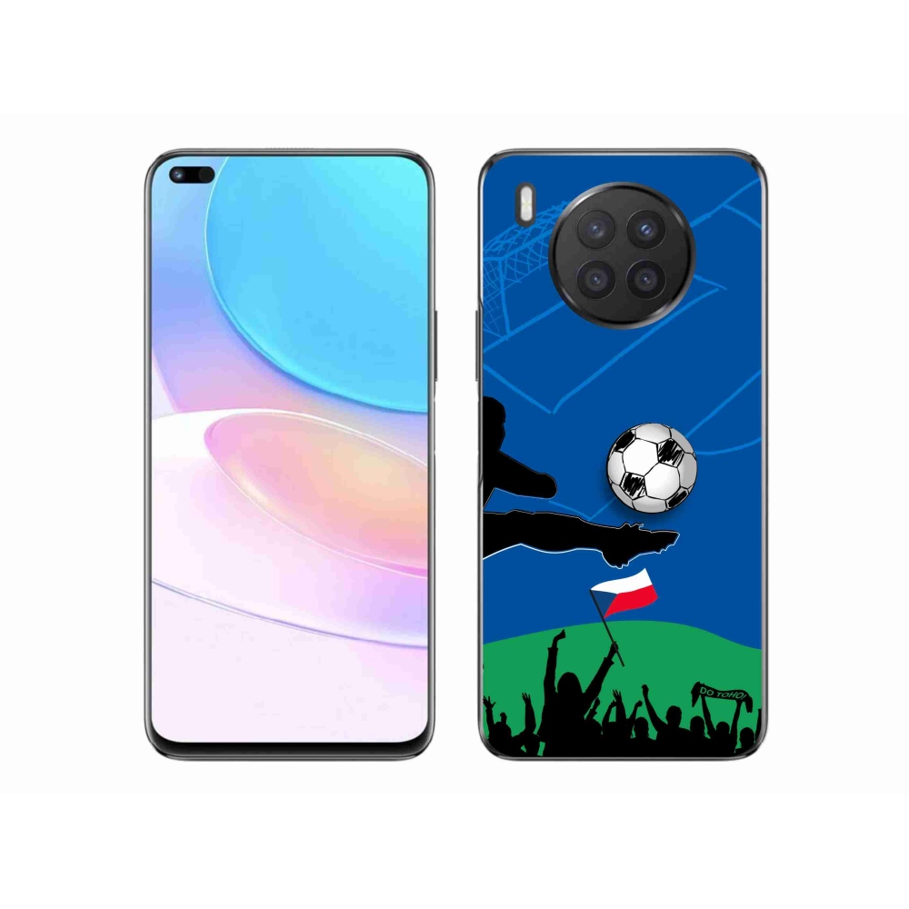 Gél borítás mmCase a Huawei Nova 8i - futball rajongóknak