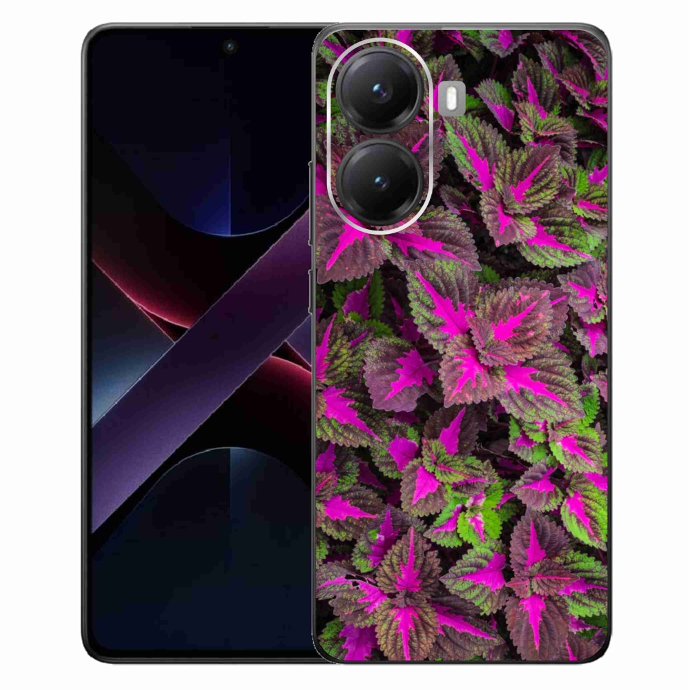 Gél borító mmCase a Xiaomi Poco X7 Pro 5G-hez - virágok 10