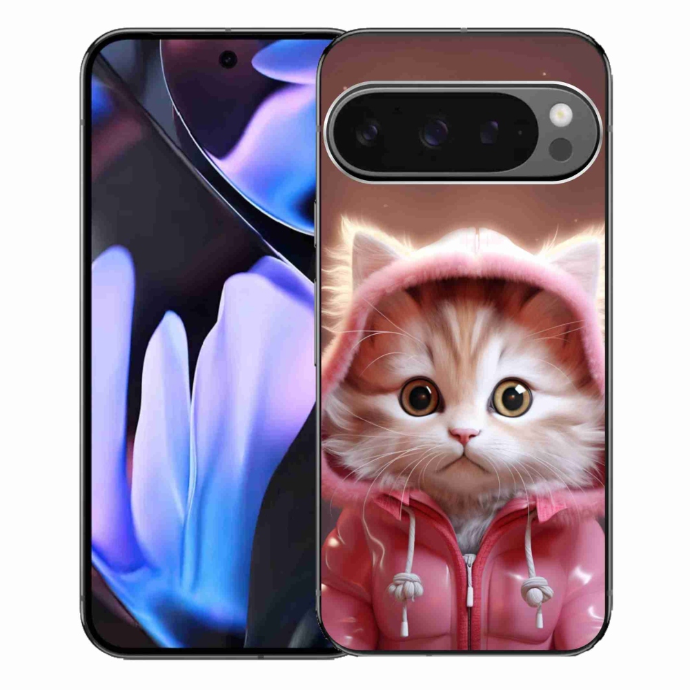 Gél borítás mmCase a Google Pixel 9 Pro XL-hez - aranyos cica 3