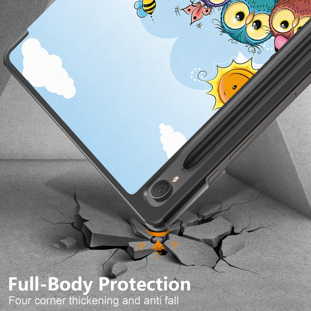 Nyomtatás intelligens záró tok Samsung Galaxy Tab S9 FE/Tab S10 FE - állatokhoz