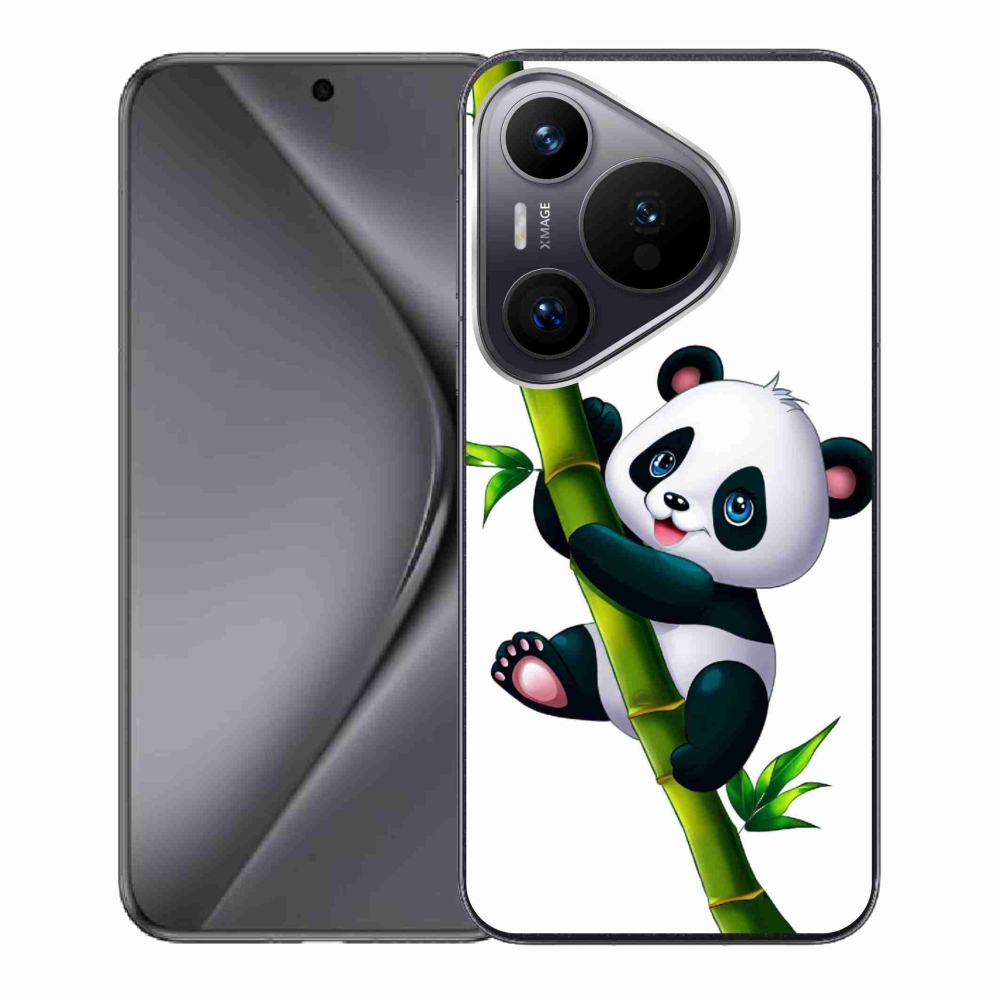 Gél borítás mmCase a Huawei Pura 70 készülékhez - bambusz pandával