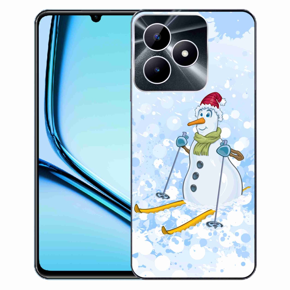 Zselés borító mmCase a Realme Note 50 készülékhez - hóember