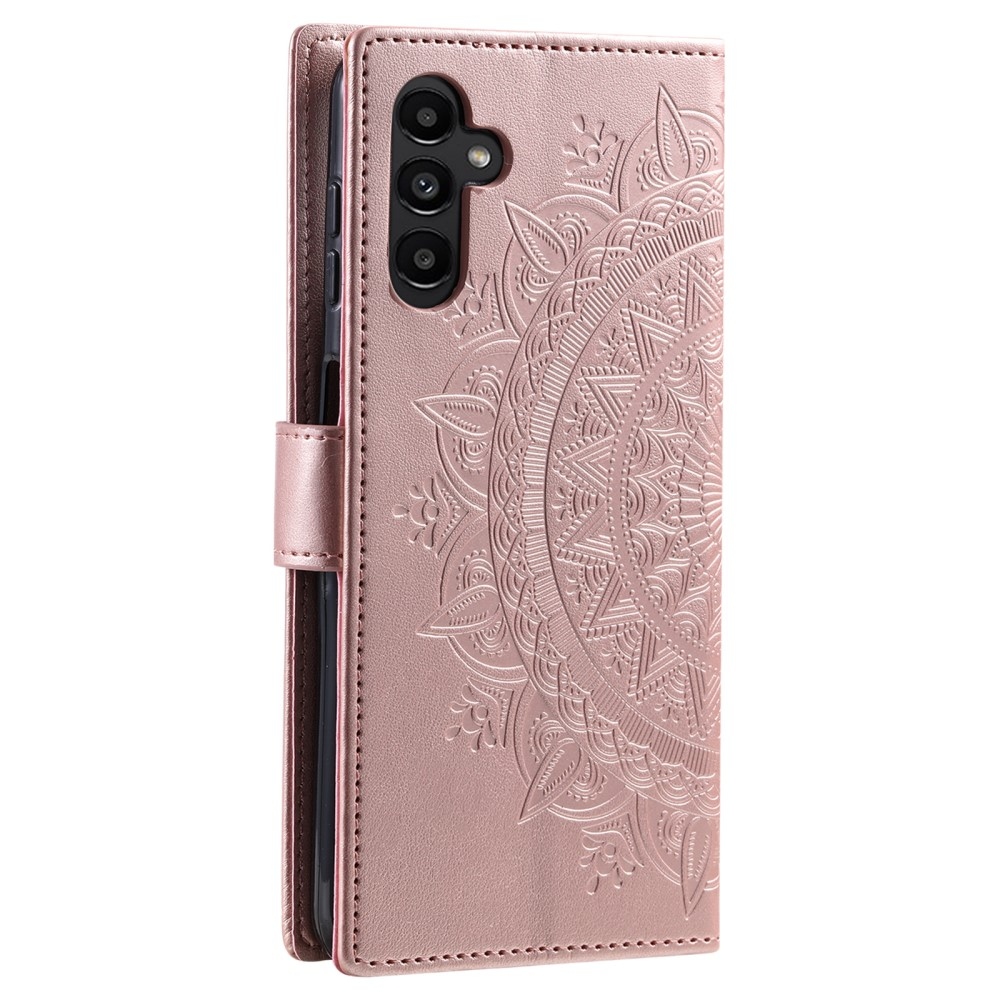 Mandala könyv tok Samsung Galaxy A26 5G - rózsa arany