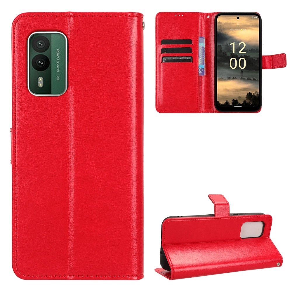 Lókönyv tok a Nokia XR21 készülékhez - piros