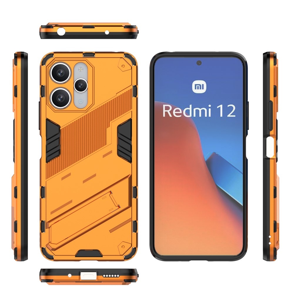 Tartós borítás Xiaomi Redmi 12 4G/5G készülékhez - narancssárga színben