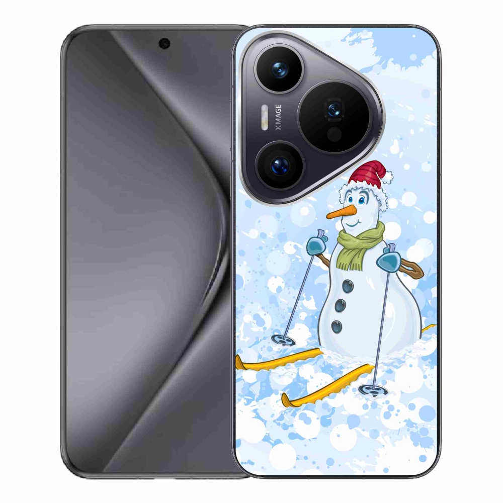 Gél borítás mmCase a Huawei Pura 70 Pro készülékhez - hóember